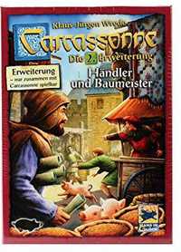 Alle Details zum Brettspiel Carcassonne: Händler und Baumeister (2. Erweiterung) und ähnliche Spiele