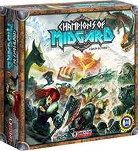 Das gut sehr gut bewertete Brettspiel Champions of Midgard günstig kaufen