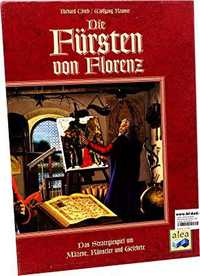 Das gut sehr gut bewertete Brettspiel Die Fürsten von Florenz günstig kaufen