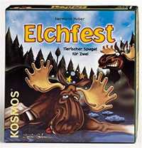 Das gut sehr gut bewertete Brettspiel Elchfest günstig kaufen