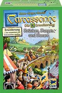 Alle Details zum Brettspiel Carcassonne: Brücken, Burgen und Basare (8. Erweiterung) und ähnliche Spiele