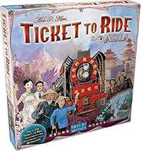 Das gut sehr gut bewertete Brettspiel Zug um Zug: Asien (1. Karten-Erweiterung) günstig kaufen