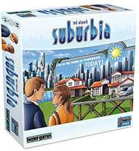 Das gut sehr gut bewertete Brettspiel Suburbia günstig kaufen