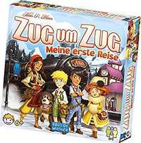 Das gut sehr gut bewertete Brettspiel Zug um Zug: Meine erste Reise günstig kaufen