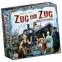 Das gut sehr gut bewertete Brettspiel Zug um Zug: Weltreise günstig kaufen