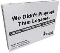 Alle Details zum Brettspiel We Didn't Playtest This: Legacies und ähnliche Spiele