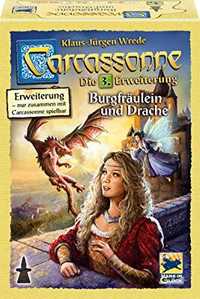Alle Details zum Brettspiel Carcassonne: Burgfräulein und Drache (3. Erweiterung) und ähnliche Spiele