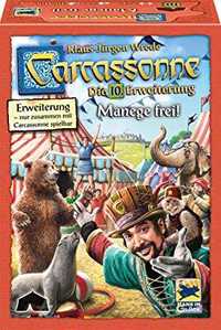 Alle Details zum Brettspiel Carcassonne: Manege frei! (10. Erweiterung) und ähnliche Spiele