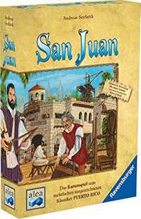 Das gut sehr gut bewertete Brettspiel San Juan - Das Kartenspiel günstig kaufen