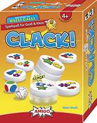 Das gut sehr gut bewertete Brettspiel Klack! (Clack!) günstig kaufen